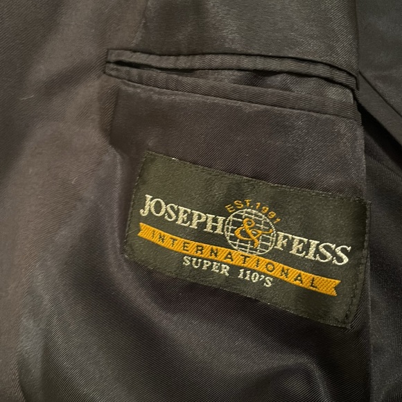 BLAZER - Sport Jacket size 35s JOSEPH & FEISS - Navy Blue - Picture 4 of 8